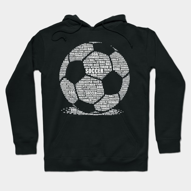Soccer Ball- Cool Football Lover Gift Hoodie by DnB